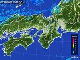 雨雲レーダー(2016年02月06日)