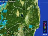 雨雲レーダー(2016年02月06日)