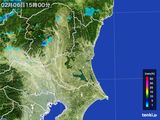 2016年02月06日の茨城県の雨雲レーダー