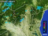 2016年02月06日の栃木県の雨雲レーダー