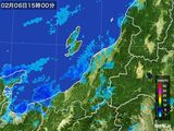 2016年02月06日の新潟県の雨雲レーダー