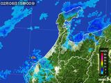 雨雲レーダー(2016年02月06日)