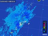 2016年02月06日の鹿児島県(奄美諸島)の雨雲レーダー