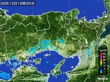 雨雲レーダー(2016年02月12日)