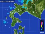 2016年02月12日の道南の雨雲レーダー