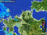 2016年02月12日の福岡県の雨雲レーダー