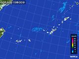 雨雲レーダー(2016年02月20日)