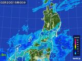 雨雲レーダー(2016年02月20日)