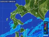 2016年02月20日の道南の雨雲レーダー