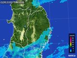 雨雲レーダー(2016年02月20日)