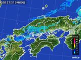 雨雲レーダー(2016年02月27日)