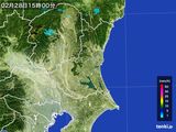 2016年02月28日の茨城県の雨雲レーダー