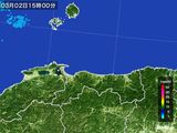 2016年03月02日の鳥取県の雨雲レーダー