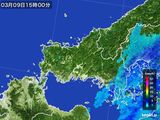 雨雲レーダー(2016年03月09日)