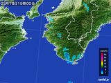 2016年03月13日の和歌山県の雨雲レーダー