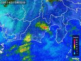 雨雲レーダー(2016年03月14日)