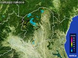 2016年03月26日の栃木県の雨雲レーダー