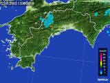2016年03月28日の高知県の雨雲レーダー