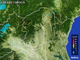 2016年03月30日の栃木県の雨雲レーダー