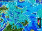 2016年03月31日の大分県の雨雲レーダー