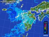 雨雲レーダー(2016年04月03日)