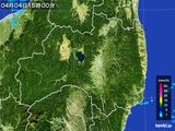雨雲レーダー(2016年04月04日)