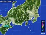 雨雲レーダー(2016年04月05日)
