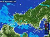 雨雲レーダー(2016年04月06日)