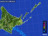 2016年04月07日の道東の雨雲レーダー