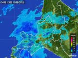 雨雲レーダー(2016年04月13日)