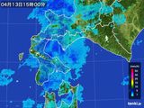 雨雲レーダー(2016年04月13日)