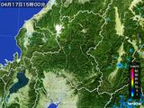 雨雲レーダー(2016年04月17日)