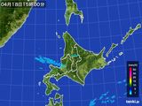 雨雲レーダー(2016年04月18日)