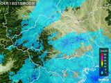 2016年04月18日の埼玉県の雨雲レーダー