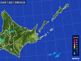 2016年04月18日の道東の雨雲レーダー