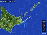 2016年04月24日の道東の雨雲レーダー