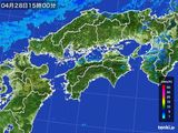 雨雲レーダー(2016年04月28日)