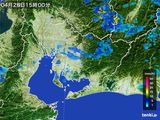 雨雲レーダー(2016年04月28日)