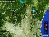 雨雲レーダー(2016年04月30日)