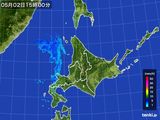2016年05月02日の北海道地方の雨雲レーダー