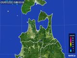 2016年05月02日の青森県の雨雲レーダー