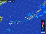 2016年05月03日の沖縄地方の雨雲レーダー