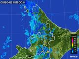 2016年05月04日の道北の雨雲レーダー