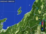 2016年05月04日の新潟県の雨雲レーダー