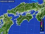 2016年05月05日の四国地方の雨雲レーダー