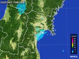 雨雲レーダー(2016年05月06日)