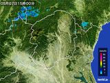 2016年05月07日の栃木県の雨雲レーダー