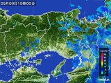 雨雲レーダー(2016年05月09日)