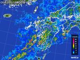 雨雲レーダー(2016年05月10日)