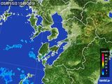 2016年05月15日の熊本県の雨雲レーダー